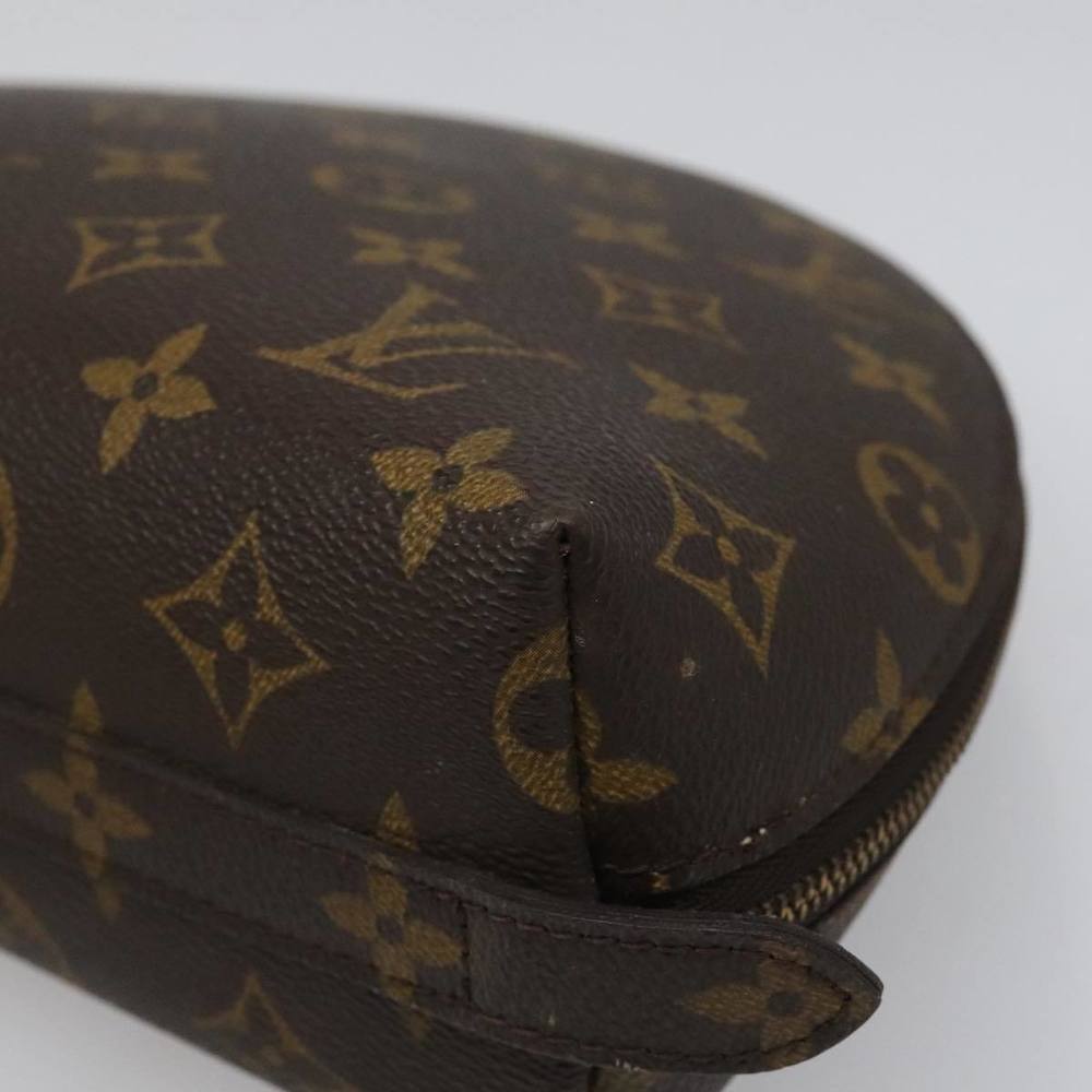 LOUIS VUITTON Monogram Trousse Demi Ronde Cosmetic Pouch M47520 LV Auth yk17035 - Picture 7 of 16